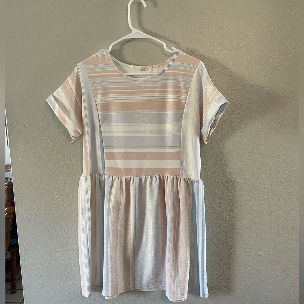 Pastel shift dress